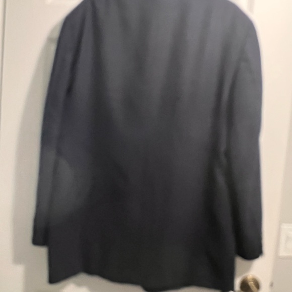 CLAIBORNE NAVY BLUE SPORTS JACKET- MENS- VINTAGE- 48L - Picture 5 of 9